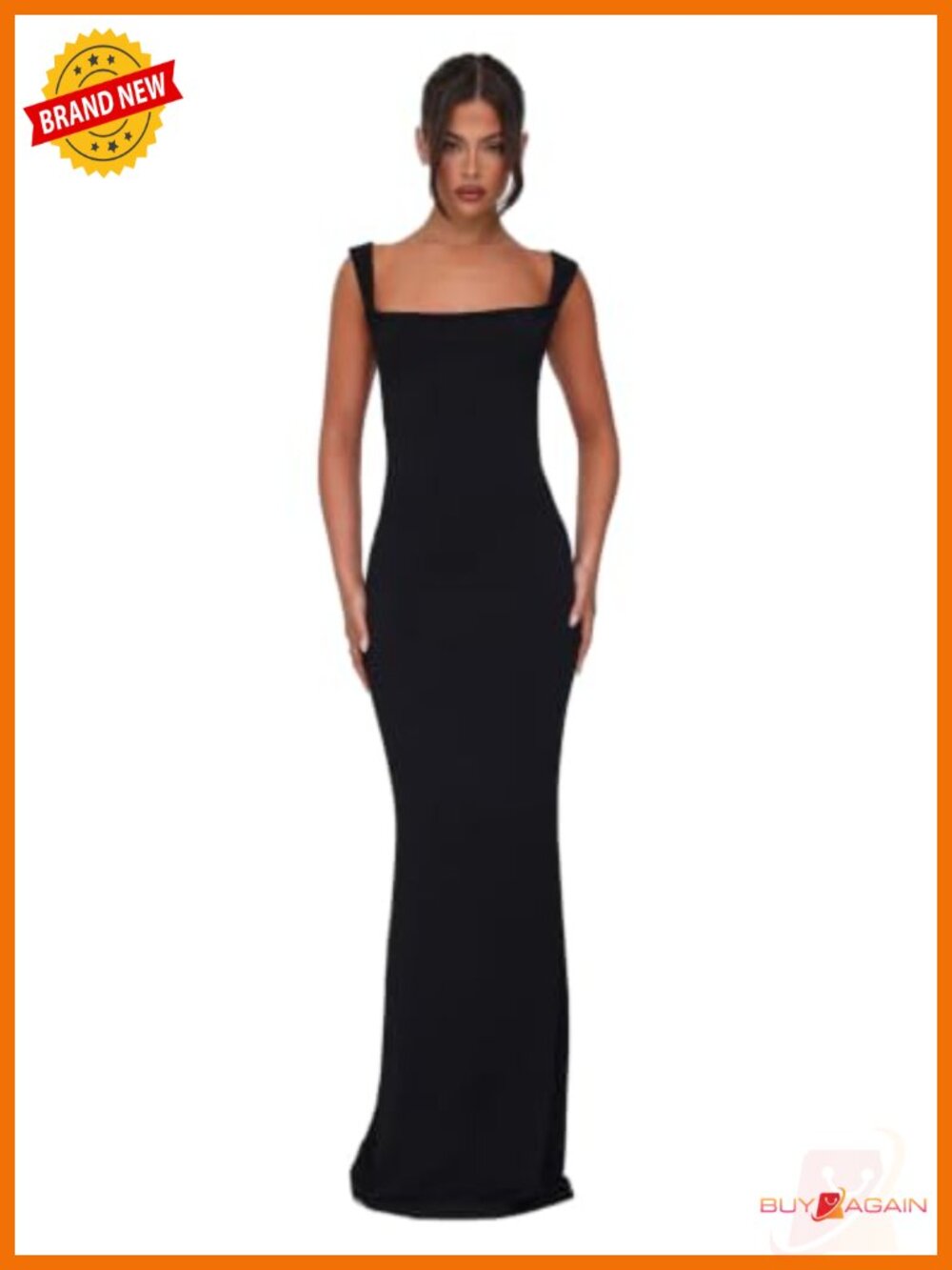 Tiger Mist Zita Backless Maxi Dress - Women's Cowl Neck Evening Gown - Elegant